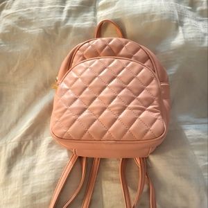 Mini pink backpack